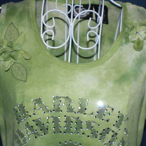 Green Harley Davidson Tank Top
